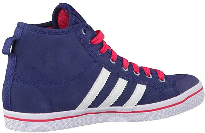 Adidas Originals scarpa sneakers alta alla caviglia da donna Honey Stripes Mid W Q34210 bluviola