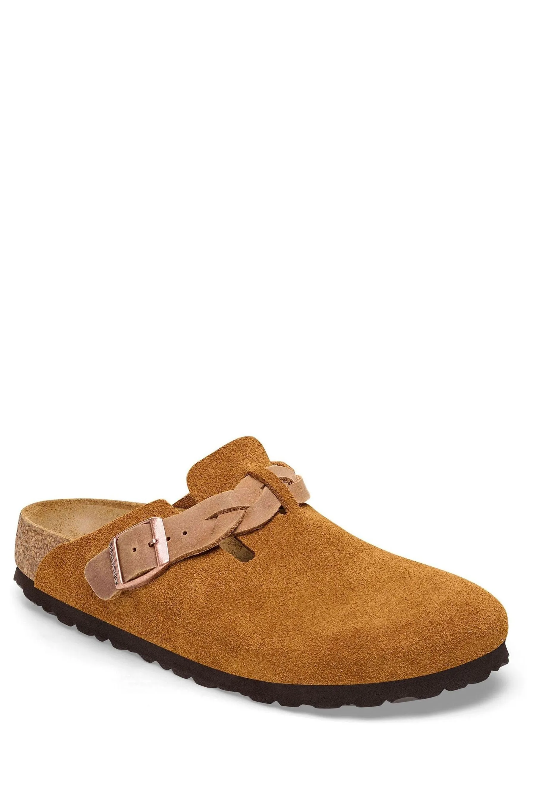 Birkenstock Boston - Sabot scamosciati intrecciati    