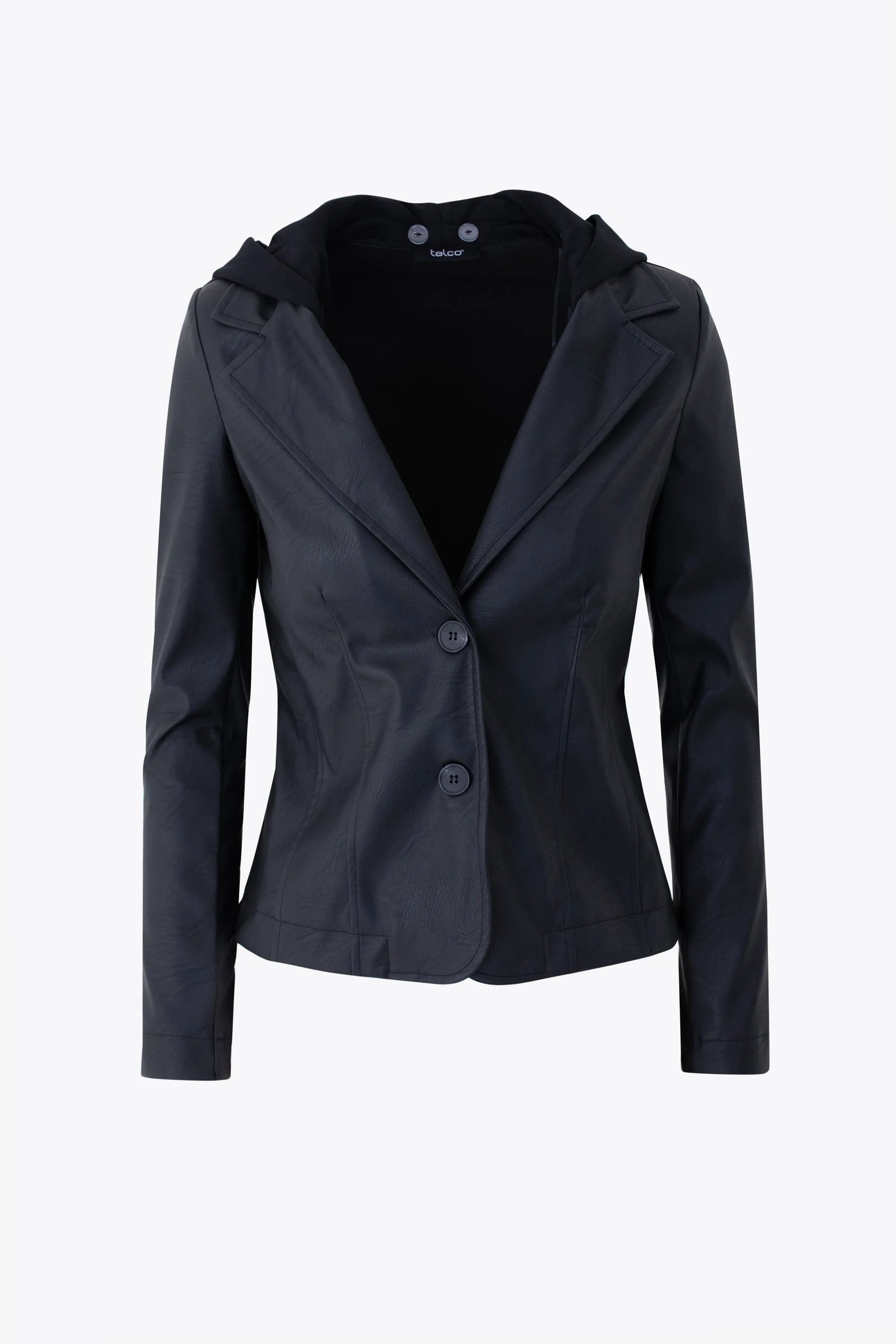 Blazer ad un petto in similpelle - FW25