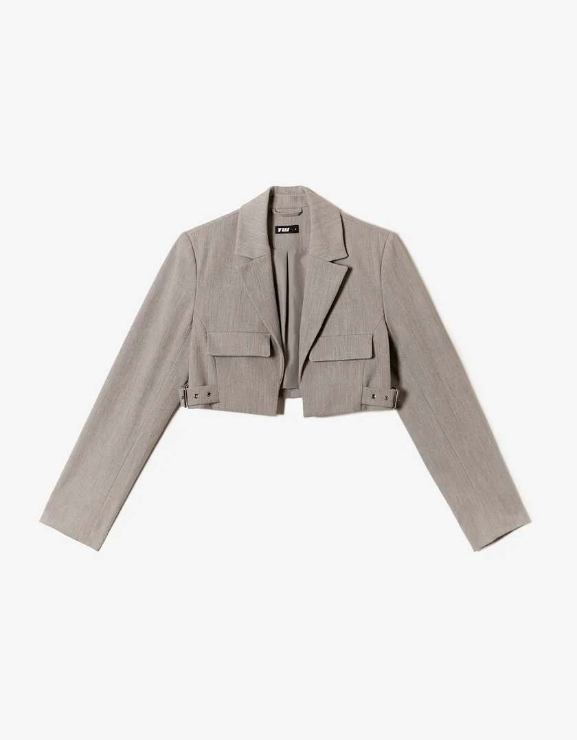 Blazer Corto Grigio  