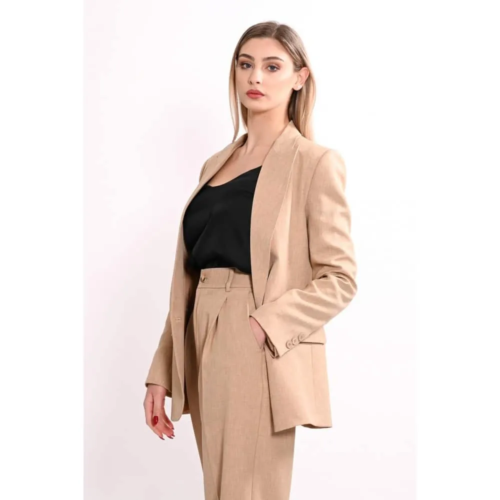 Blazer donna monopetto tinta unita Vicolo