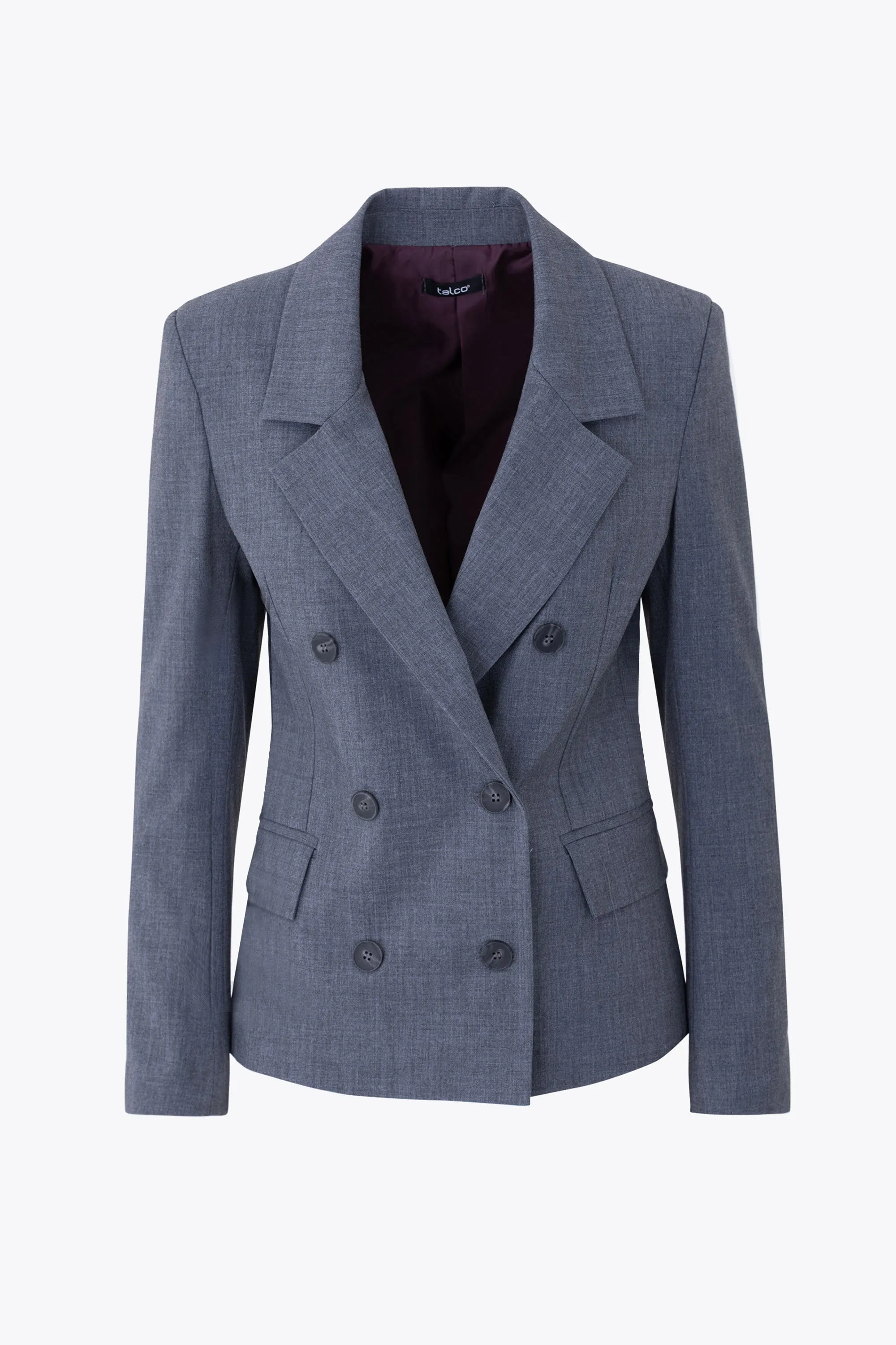 Blazer doppio petto in grisaglia - FW25