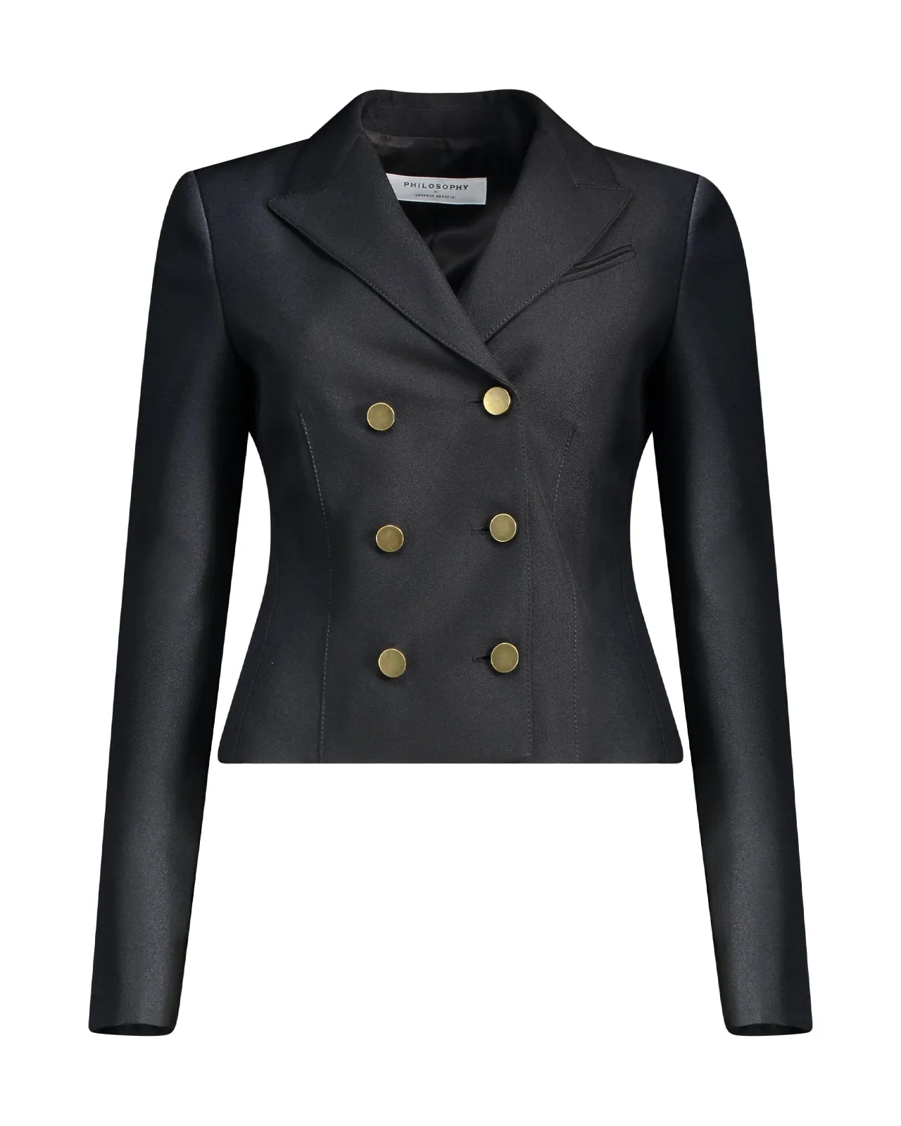 Blazer doppiopetto nero