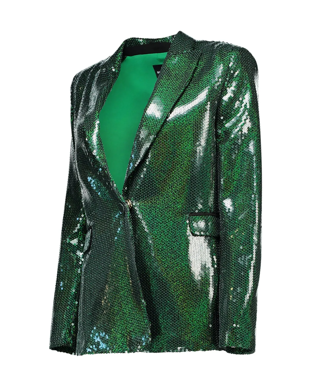 Blazer paillettes verde smeraldo