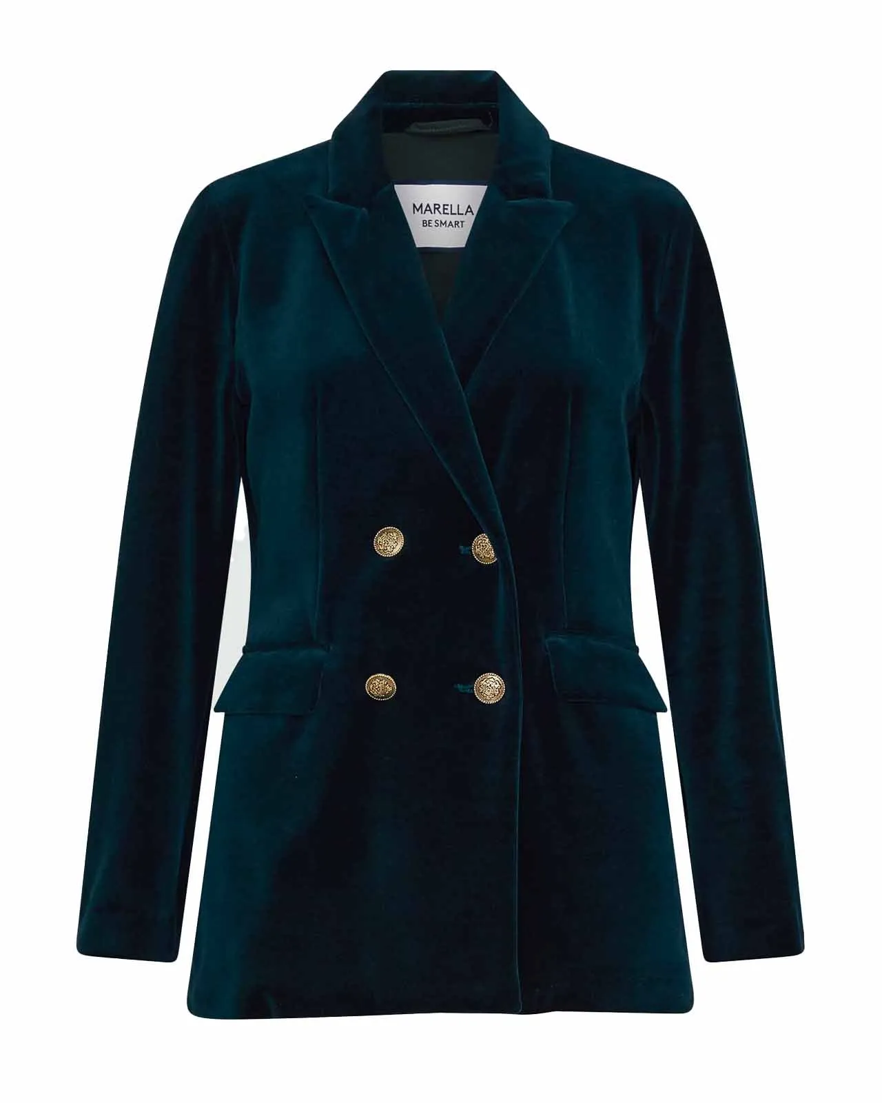 Blazer Renata ciniglia verde scuro