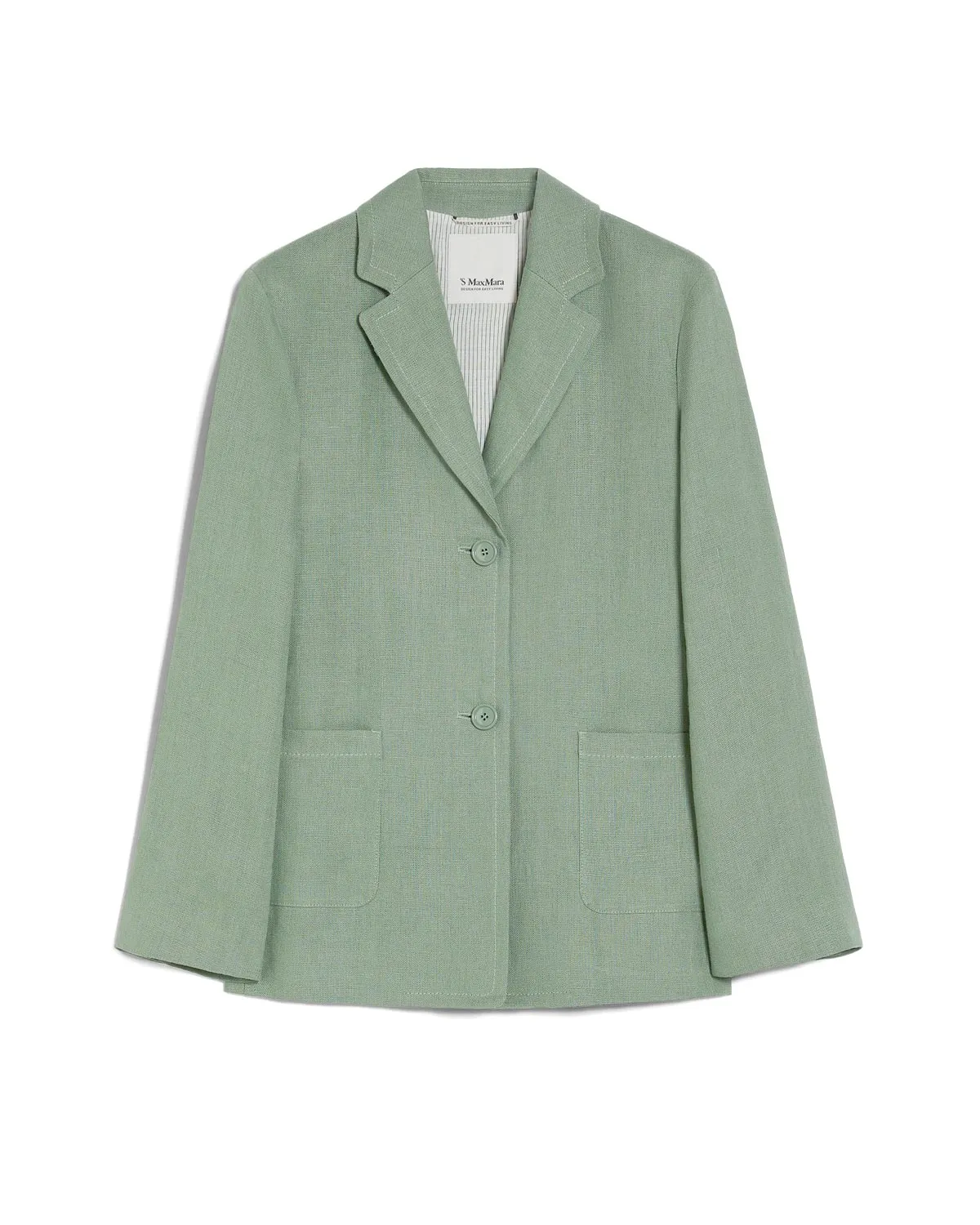 Blazer Socrates lino verde giada