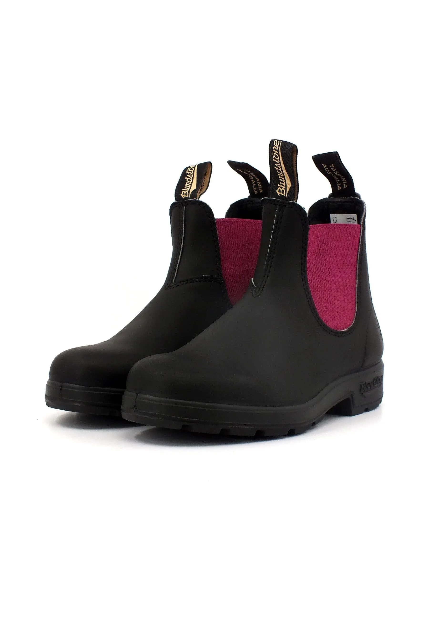 BLUNDSTONE Stivaletto Polacco Donna Black Fuxia 2208