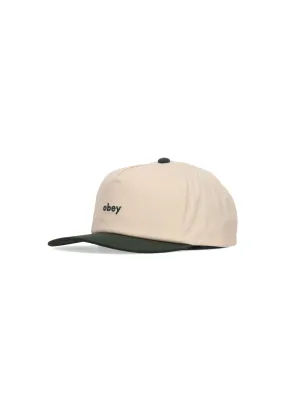 Cappellino Visiera Curva Uomo Case 5 Panel Snapback Cedar Green Multi