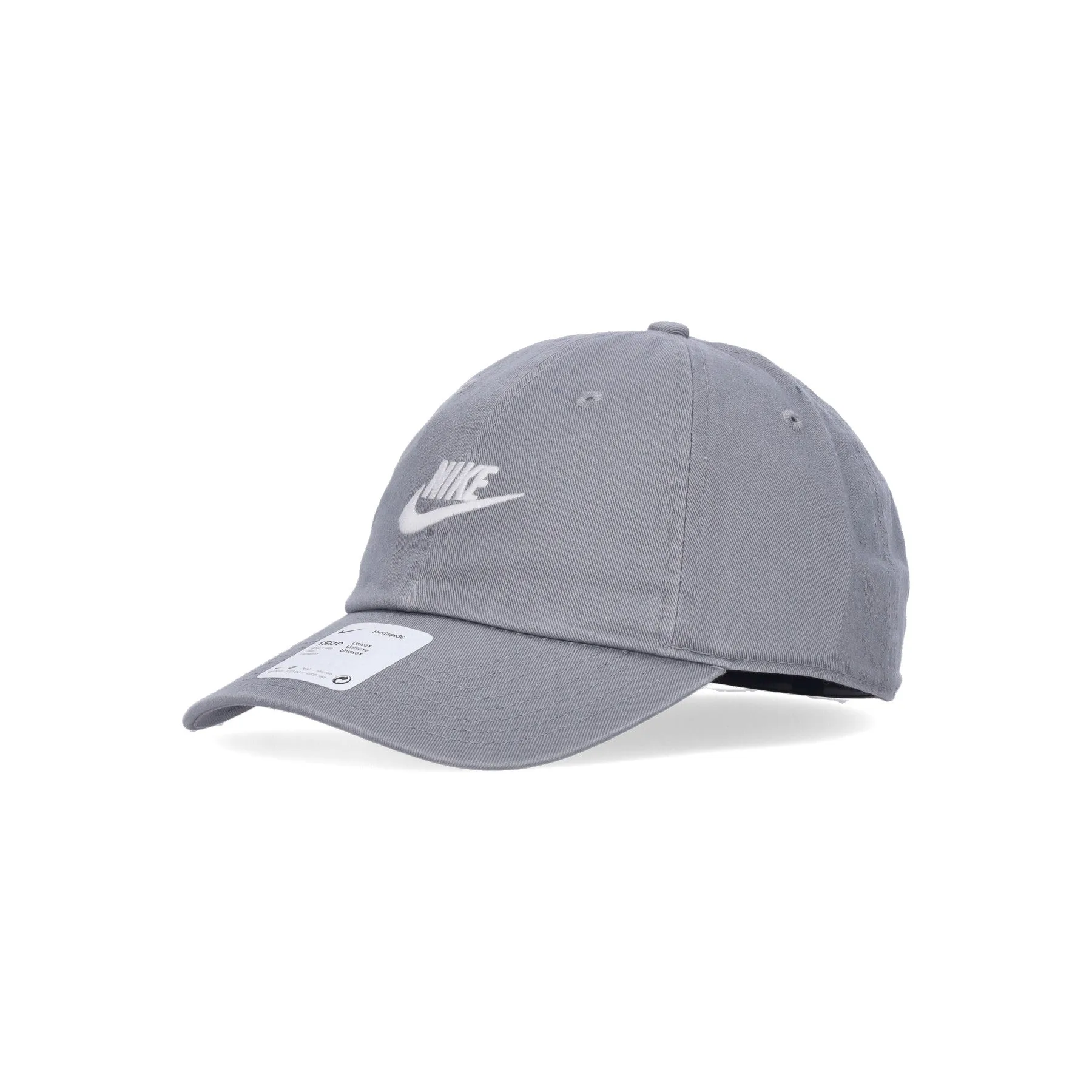 Cappellino Visiera Curva Uomo H86 Futura Washed Particle Grey/white