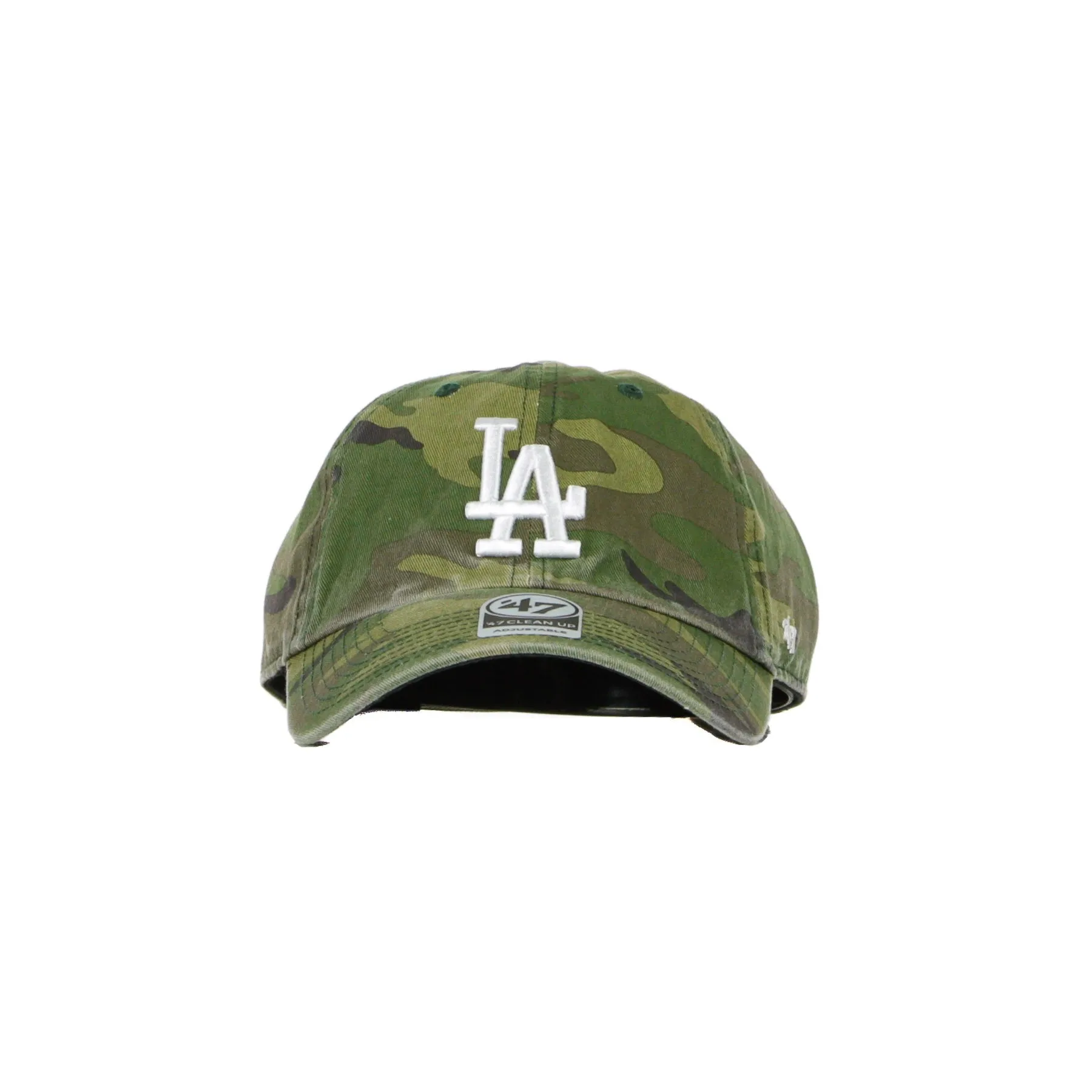 Cappellino Visiera Curva Uomo Mlb Clean Up Losdod Camo/white