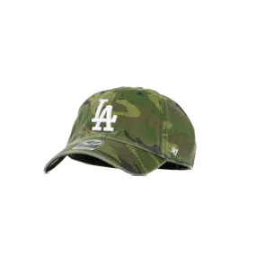 Cappellino Visiera Curva Uomo Mlb Clean Up Losdod Camo/white