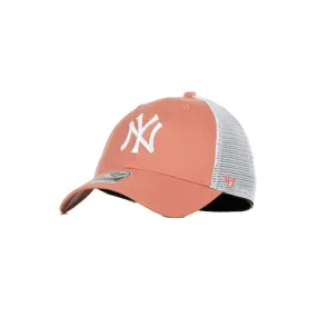 Cappellino Visiera Curva Uomo Mlb Flagship Mvp Trucker Neyyan Island Red/white