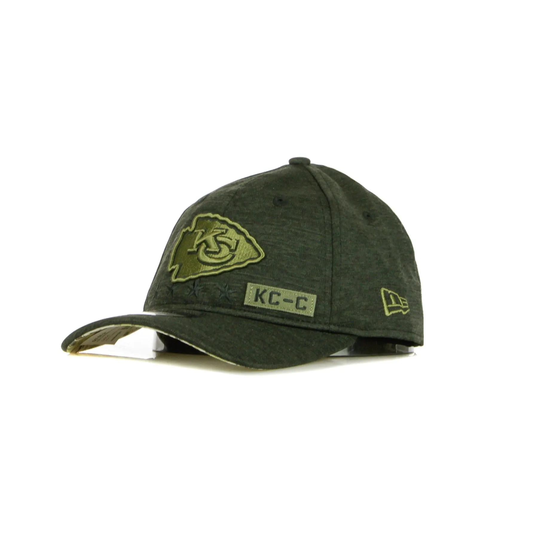 Cappellino Visiera Curva Uomo Nfl 20 Salute To Service Shadow Tech 920 Kanchi Black/army Green