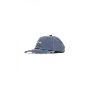 cappellino visiera curva uomo pigment lowercase 6panel strapback PIGMENT NAVY