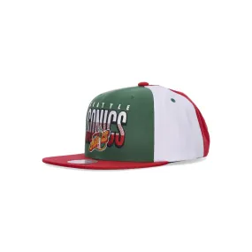 Cappellino Visiera Piatta Uomo Nba Billboard 2 Snapback Hwc Seasup Green/red