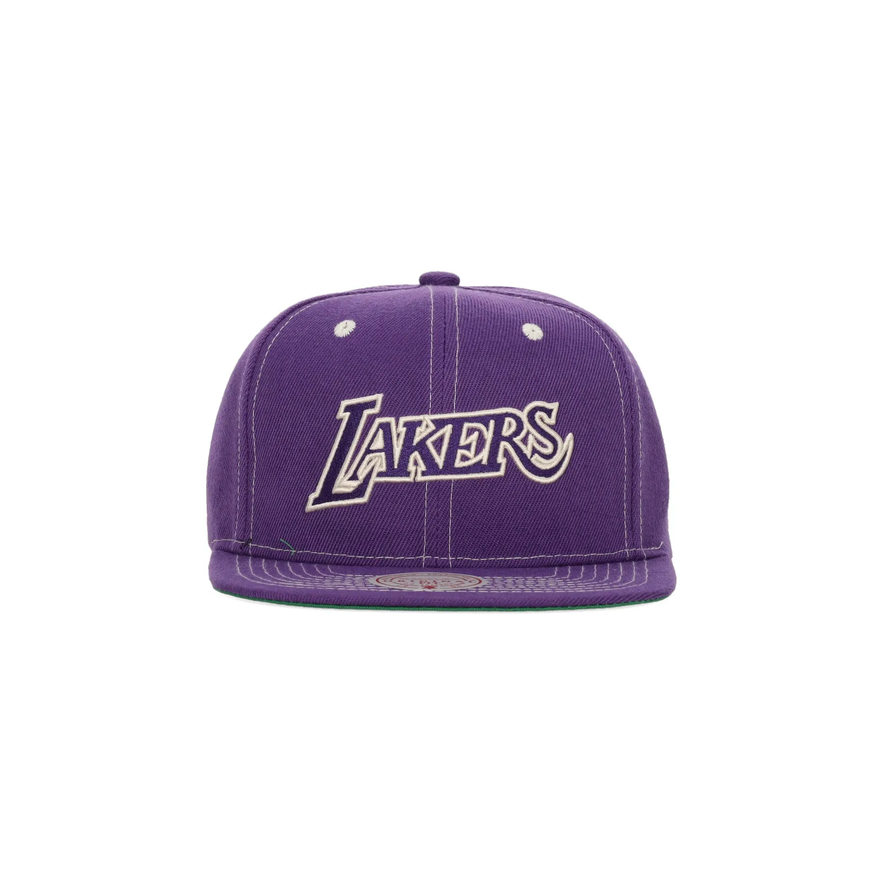 Cappellino Visiera Piatta Uomo Nba Contrast Natural Snapback Hwc Loslak Original Team Colors