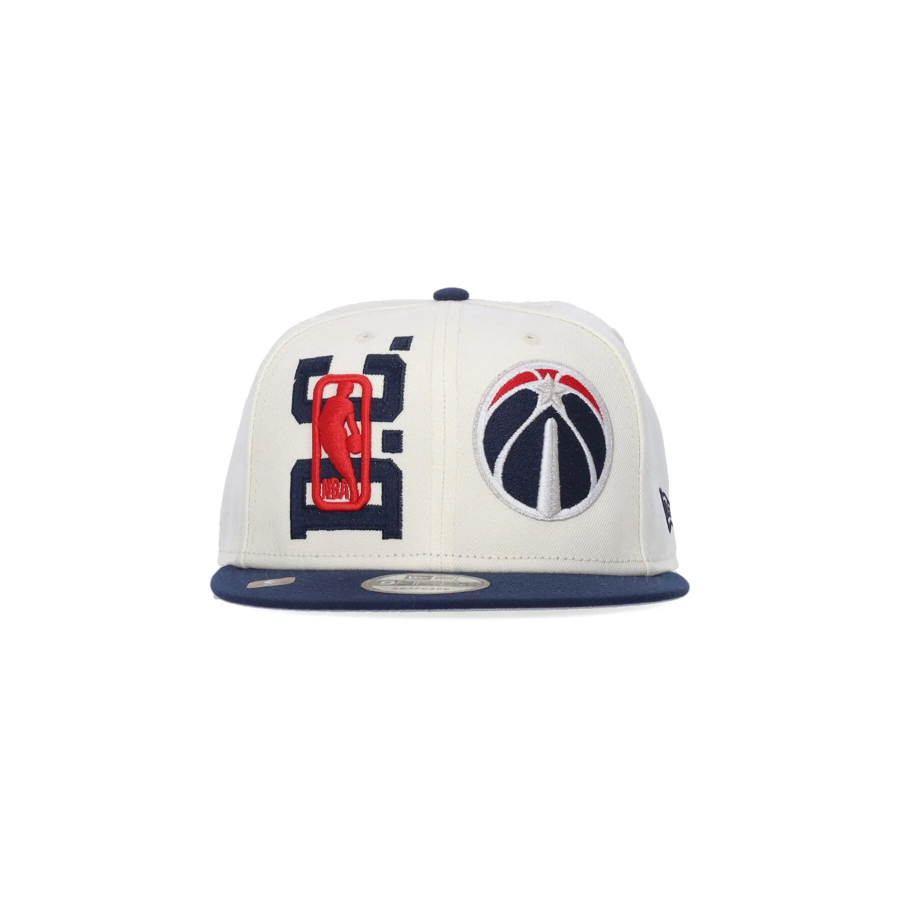 Cappellino Visiera Piatta Uomo Nba Draft 950 Waswiz Crome White/original Team Colors