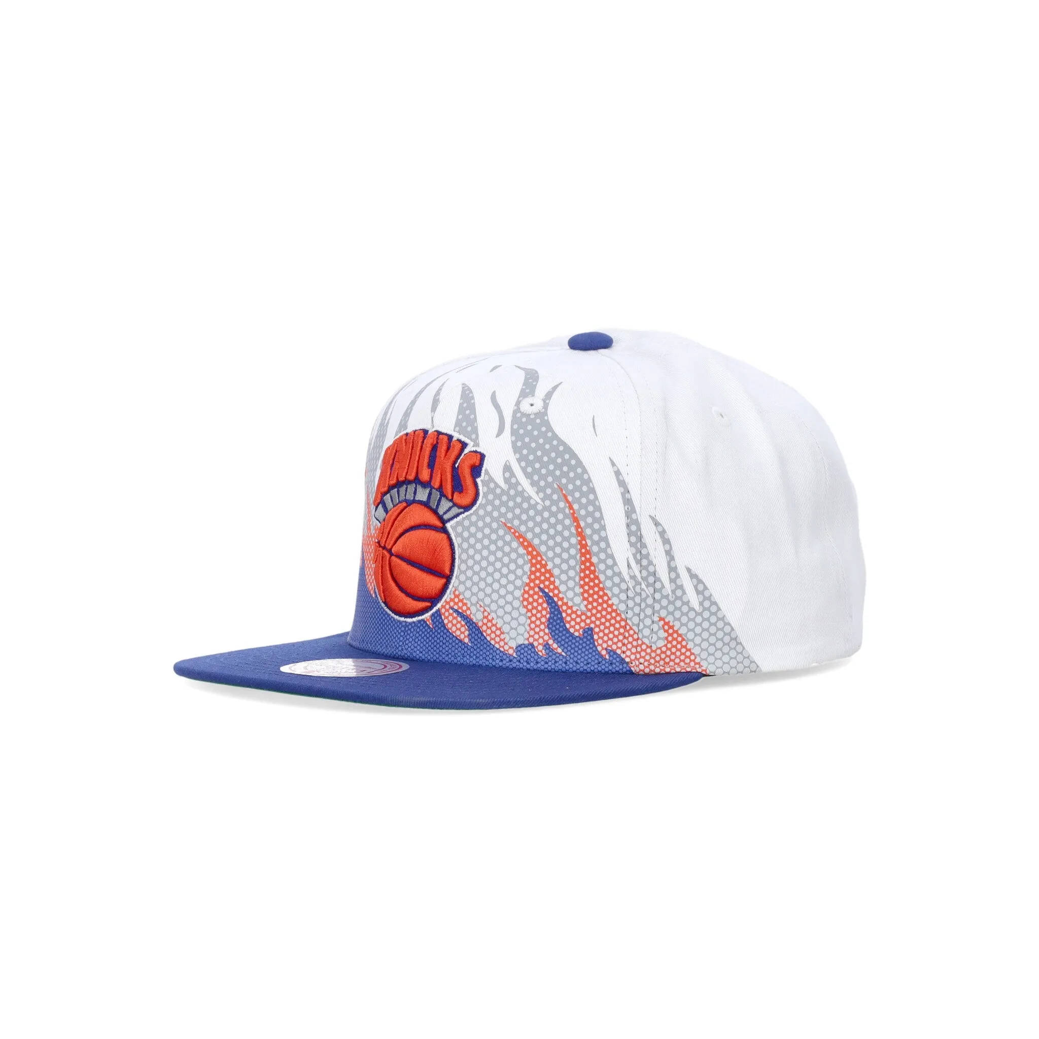 Cappellino Visiera Piatta Uomo Nba Hot Fire Hwc Neykni White/original Team Colors