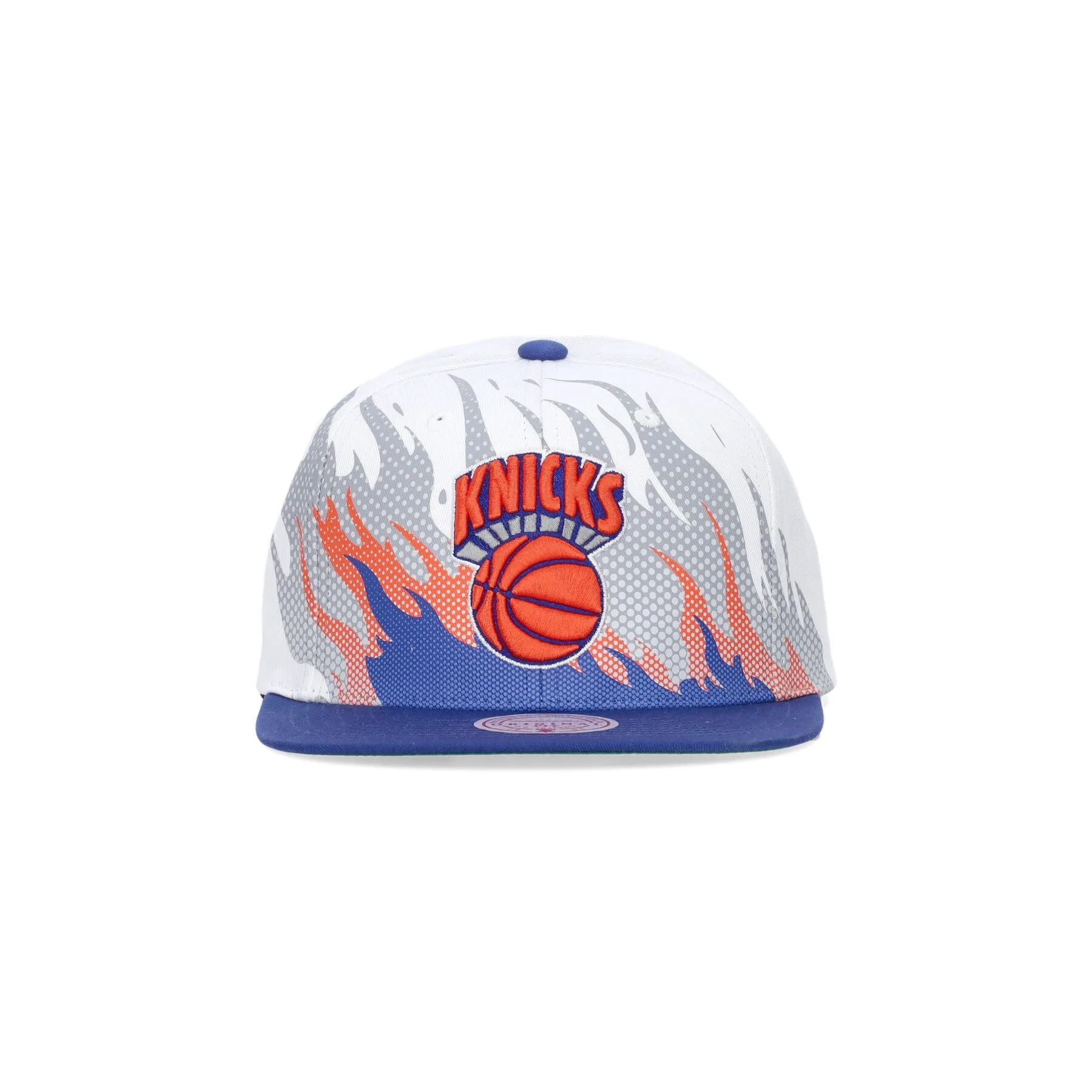 Cappellino Visiera Piatta Uomo Nba Hot Fire Hwc Neykni White/original Team Colors