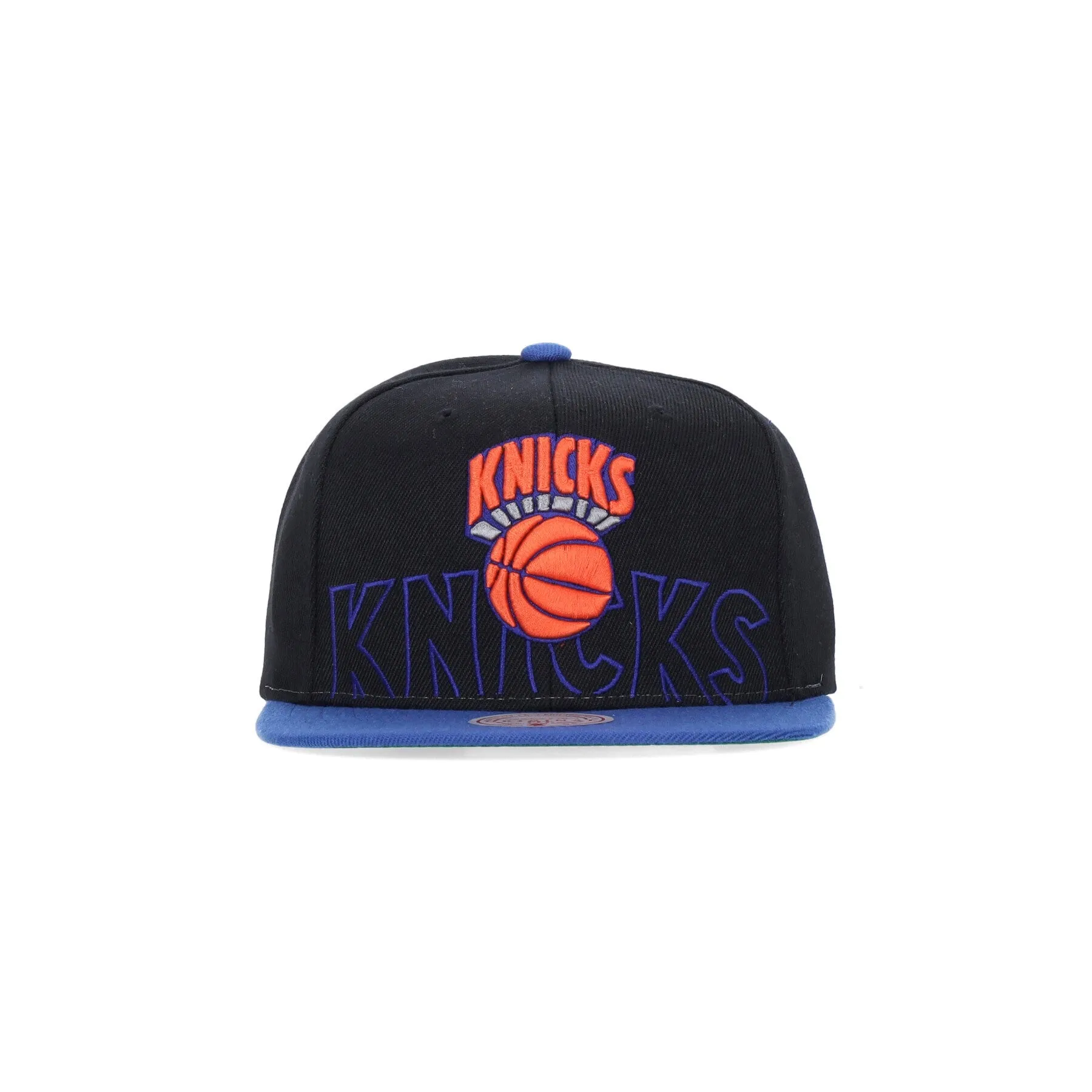 Cappellino Visiera Piatta Uomo Nba Low Big Face Snapback Hardwood Classics Neykni Black/blue