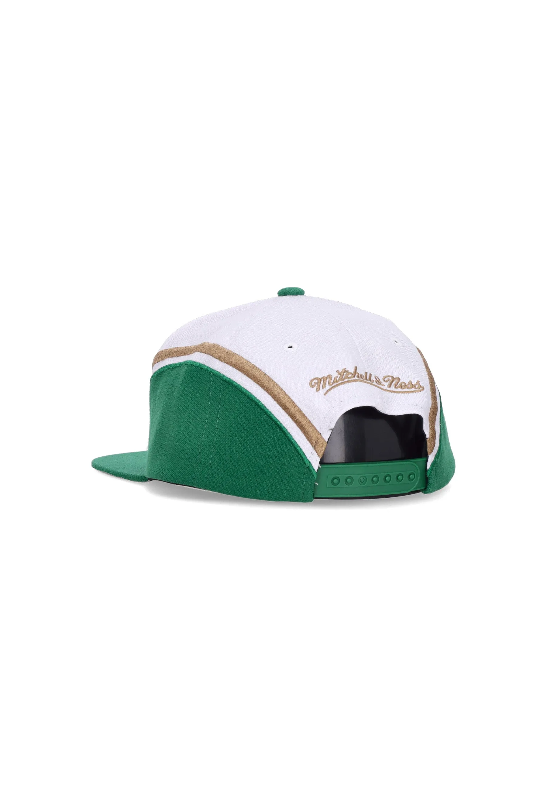 Cappellino Visiera Piatta Uomo Nba Overhead Snapback Boscel White/original Team Colors