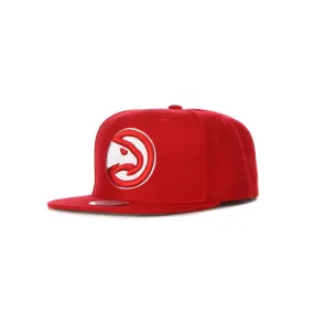 Cappellino Visiera Piatta Uomo Nba Team Ground 2.0 Snapback Atlhaw Red