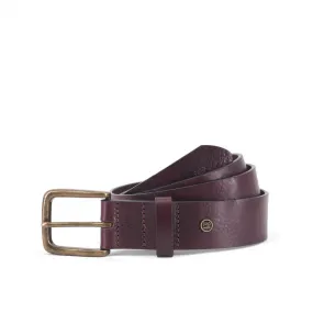 Classic Wide Leather Belt, Marrone