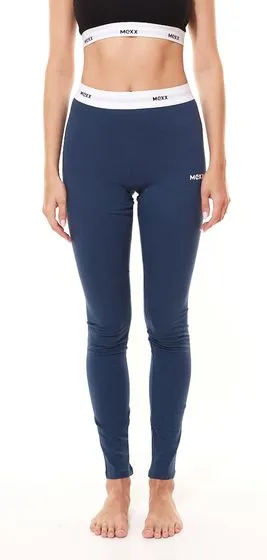 Confezione da 5 MEXX Pantaloni lounge leggings in puro cotone da donna ZN2408016W Blu o nero