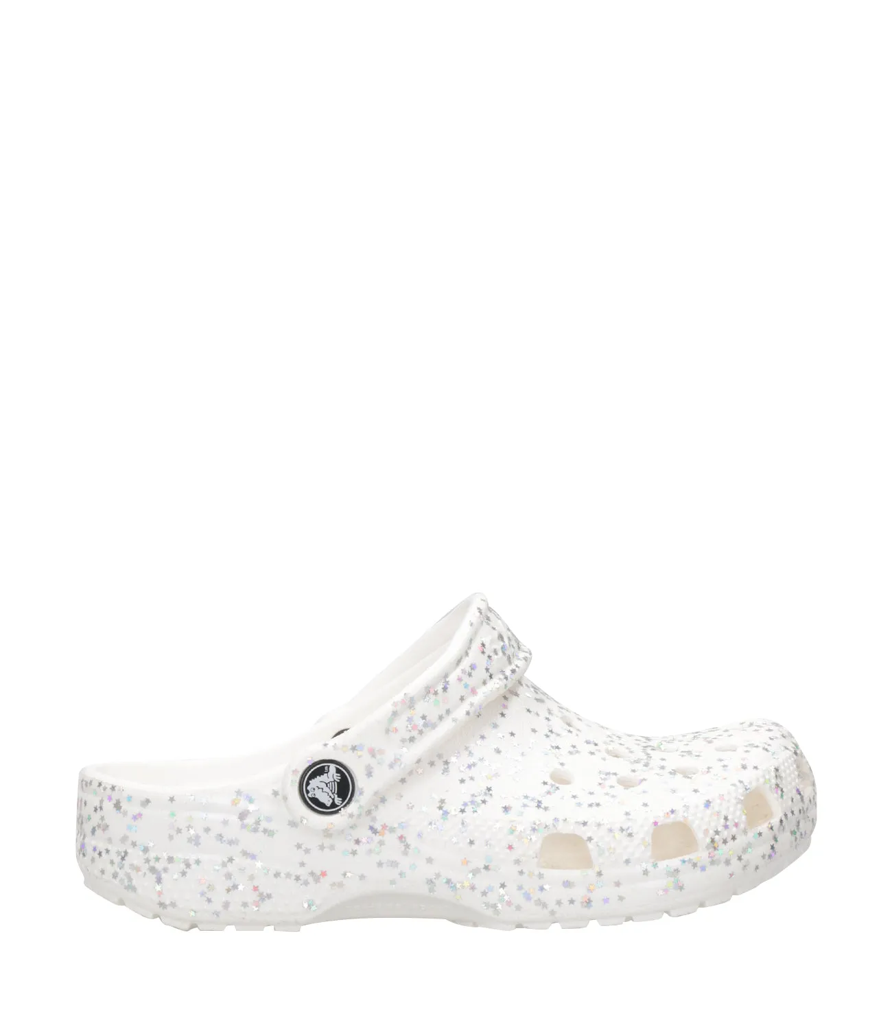 Crocs Kids | Sabot Classic Starry Glitter Clog K Bianco