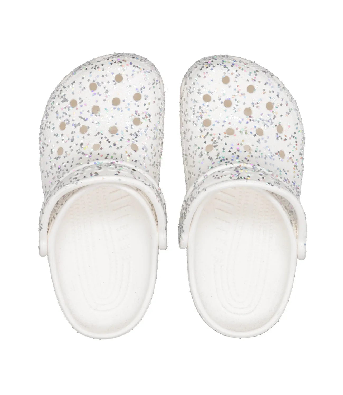 Crocs Kids | Sabot Classic Starry Glitter Clog K Bianco