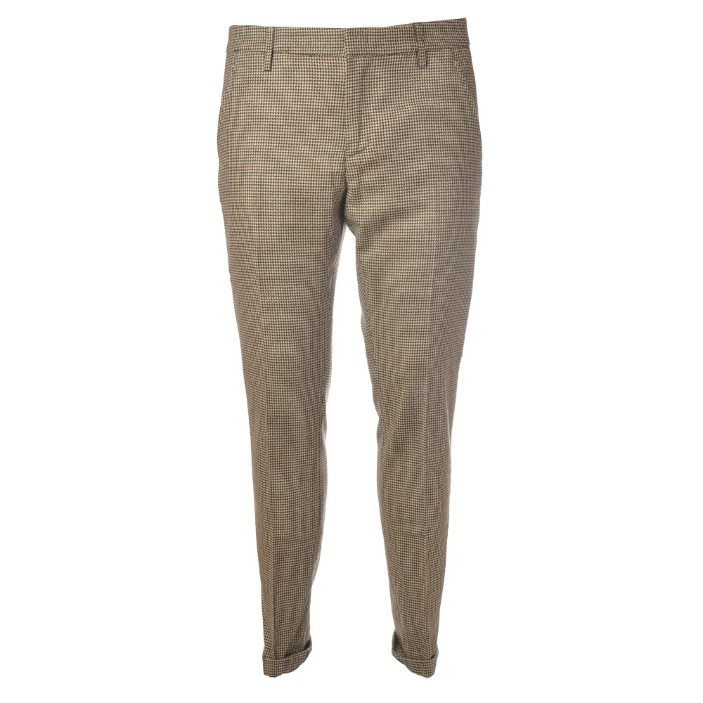 Dondup - Pantalone Modello Gaubert Piedepull - Beige - Pantalone - Luxury Exclusive Collection