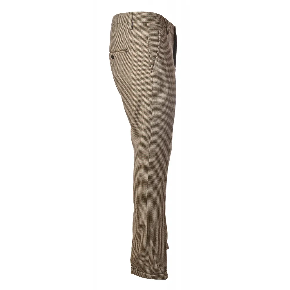 Dondup - Pantalone Modello Gaubert Piedepull - Beige - Pantalone - Luxury Exclusive Collection