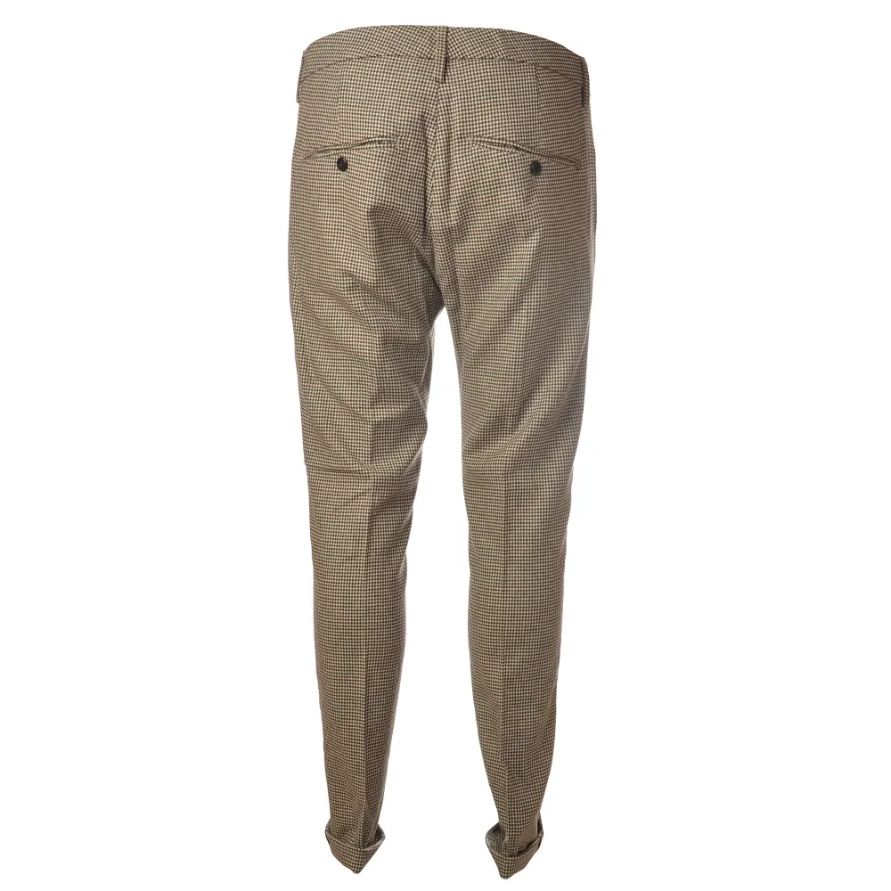 Dondup - Pantalone Modello Gaubert Piedepull - Beige - Pantalone - Luxury Exclusive Collection