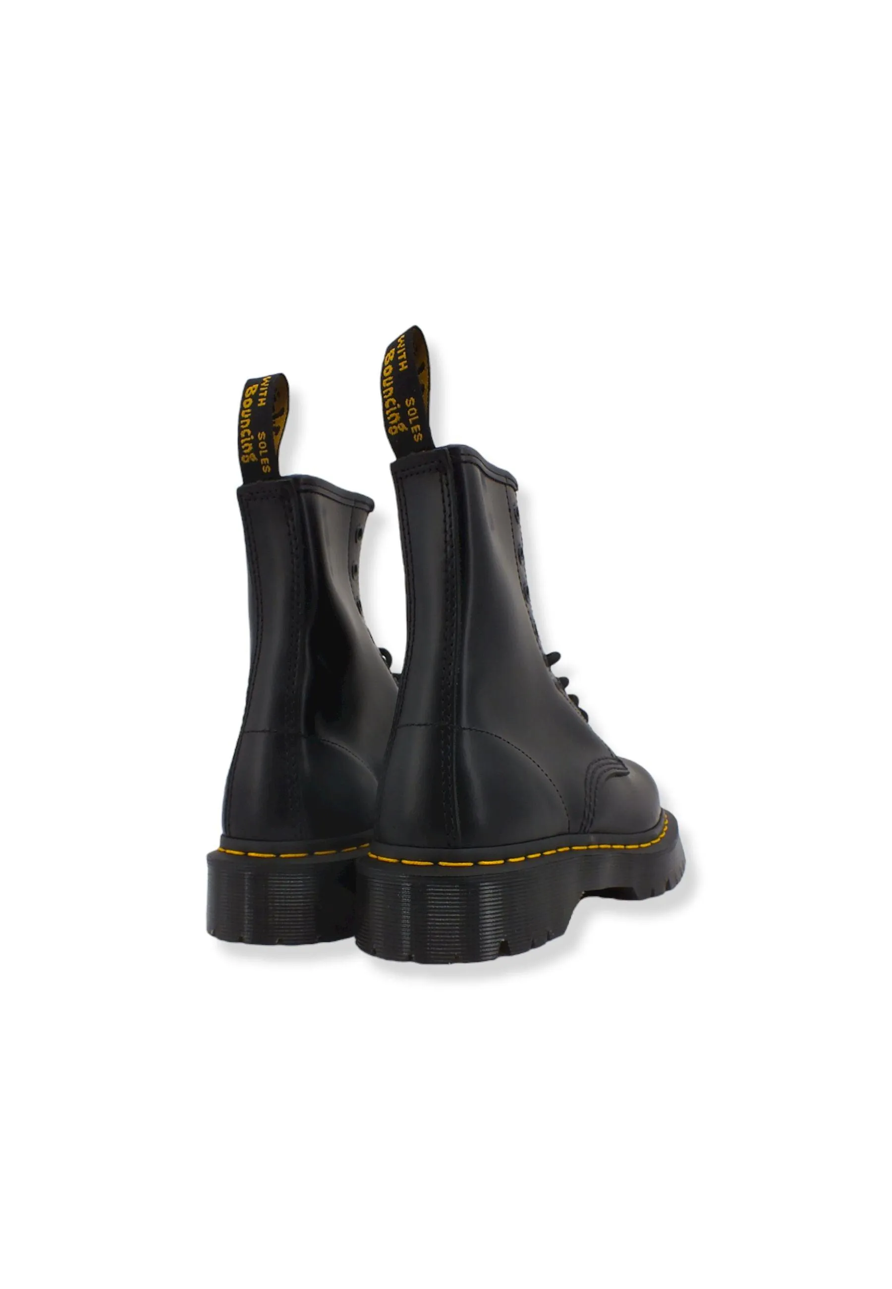 DR. MARTENS Bex Smooth Stivaletto Anfibio Donna 8 Fori Black 1460BEX-25345001