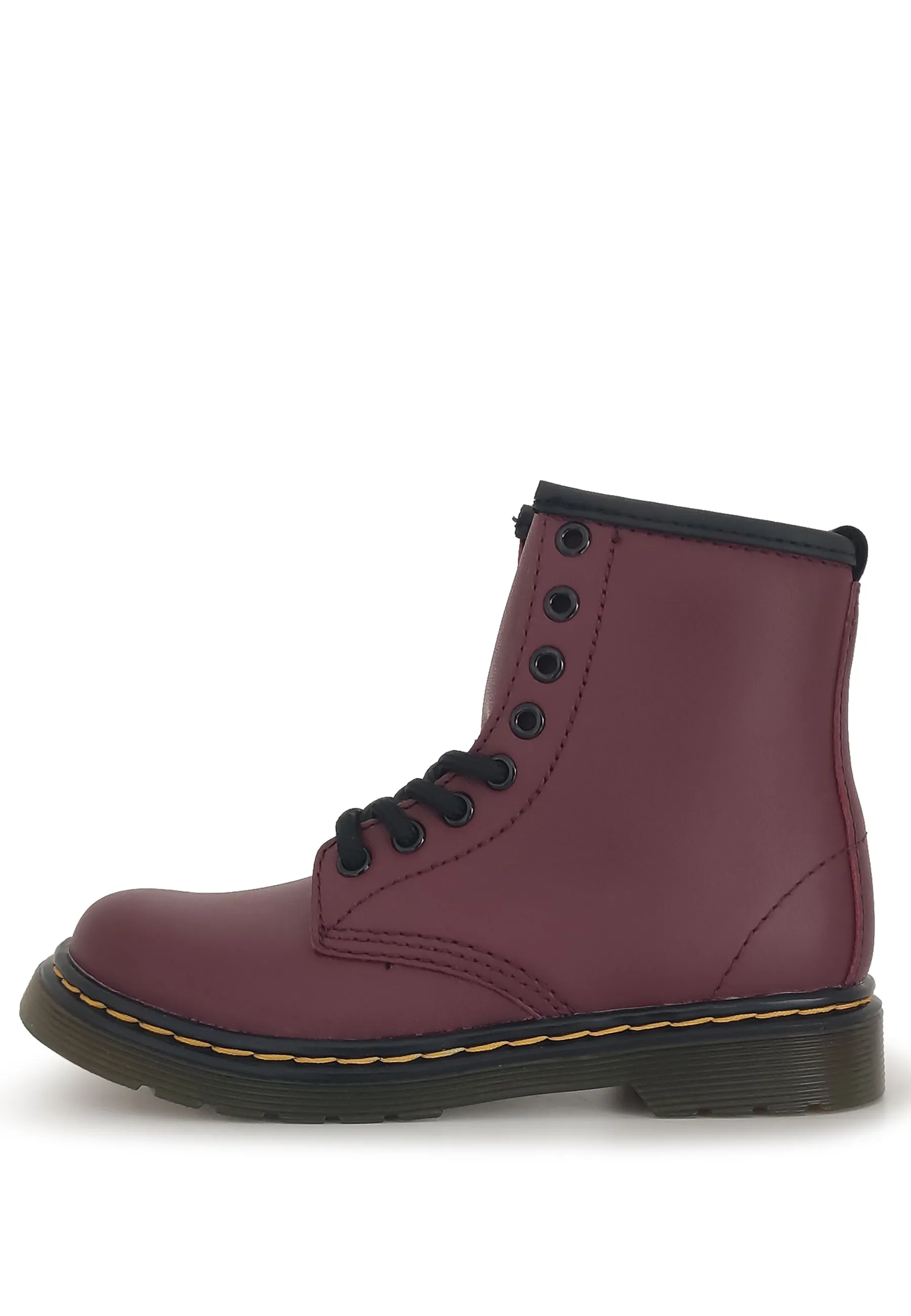 Dr.Martens stivaletto 1460 softy T bambino bordeaux in pelle