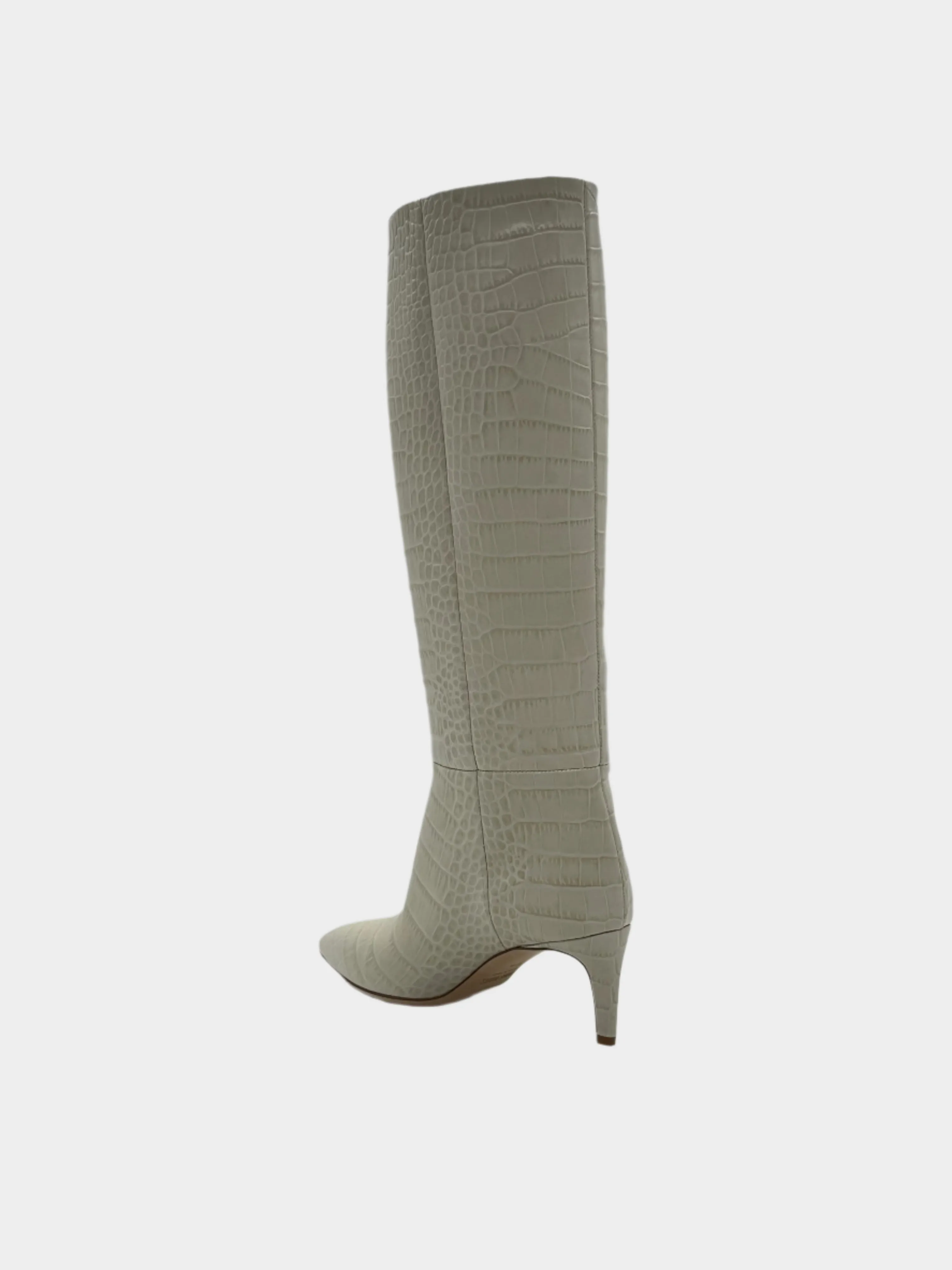 Embossed Croco Stiletto Boots