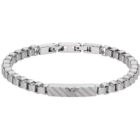 EMPORIO ARMANI Bracciale da uomo in acciaio Emporio Armani 