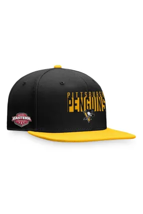 Fanatics NHL Pittsburgh Penguins Fundamental Colour Blocked Snapback Black - Cappellino