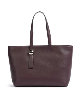  Furla Sfera L Borsa shopper pelle granulata vino  