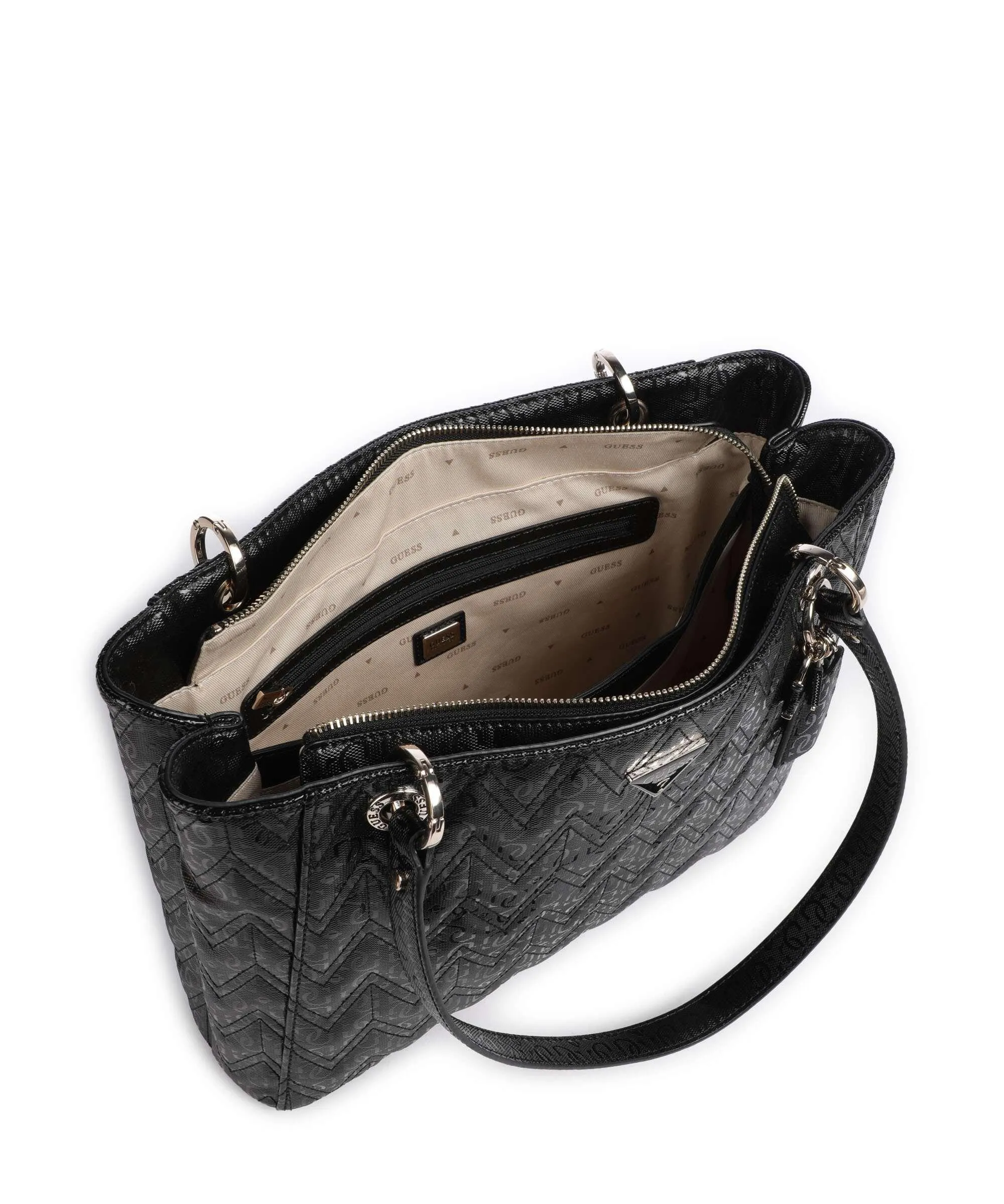  Guess Adelard Borsa shopper pelle sintetica nero  