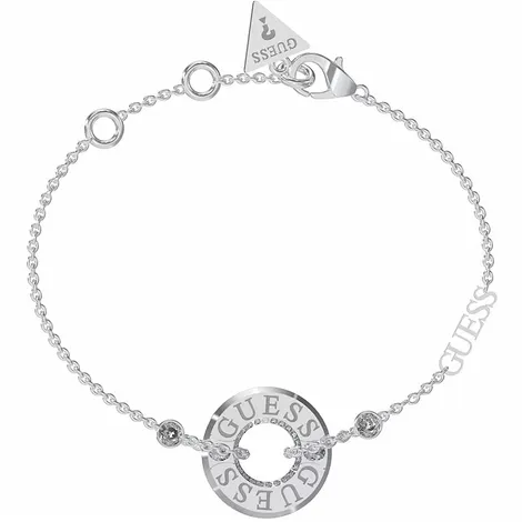 GUESS Bracciale donna in acciaio e centrale Just Guess 