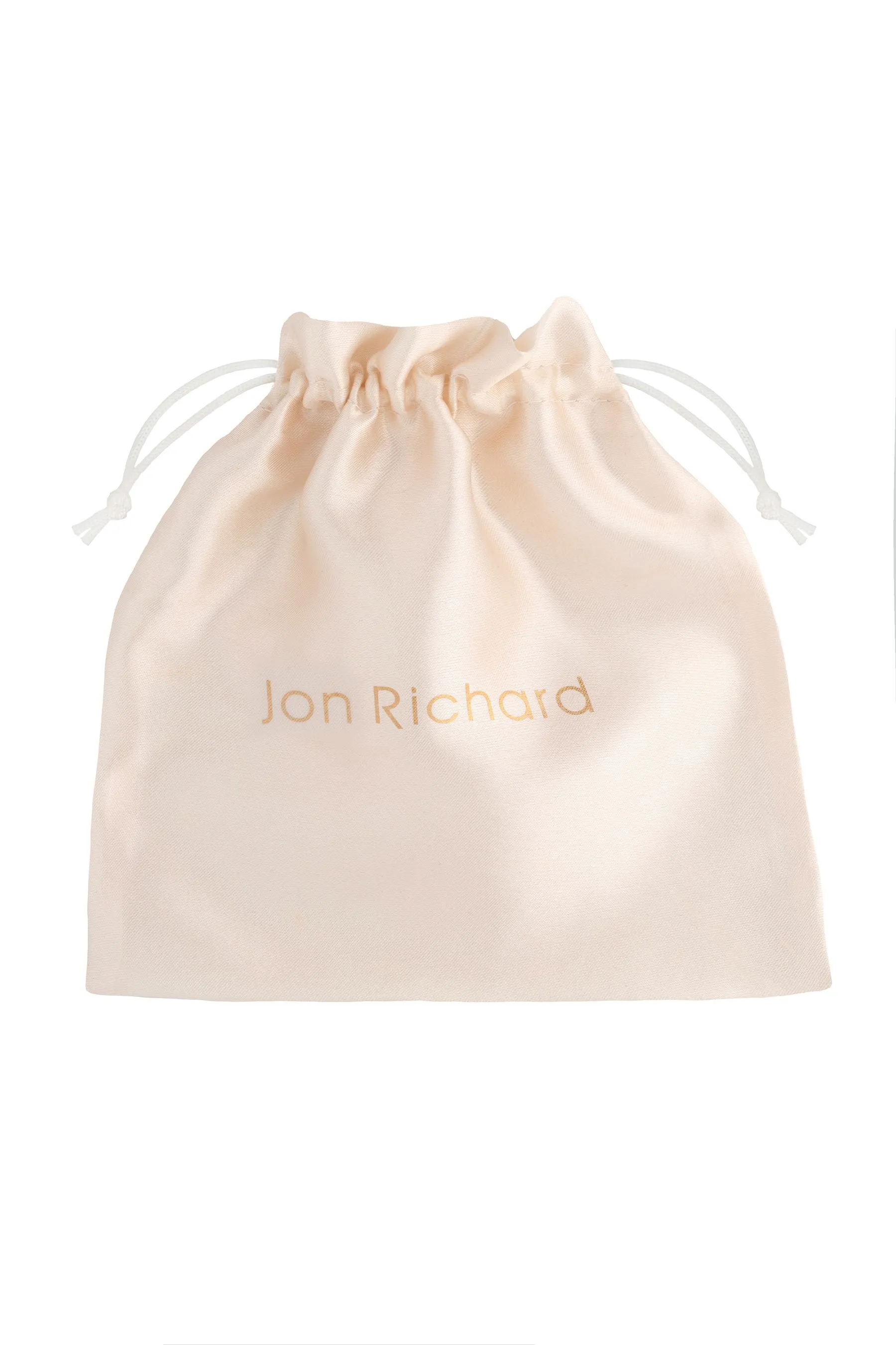 Jon Richard - Louisa Argento pettine con nastri e cristalli a navette - Pochette regalo