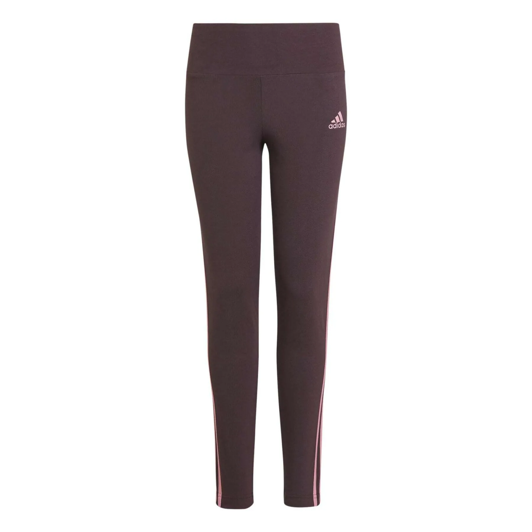 Leggings bambina in cotone a 3 Bende Adidas