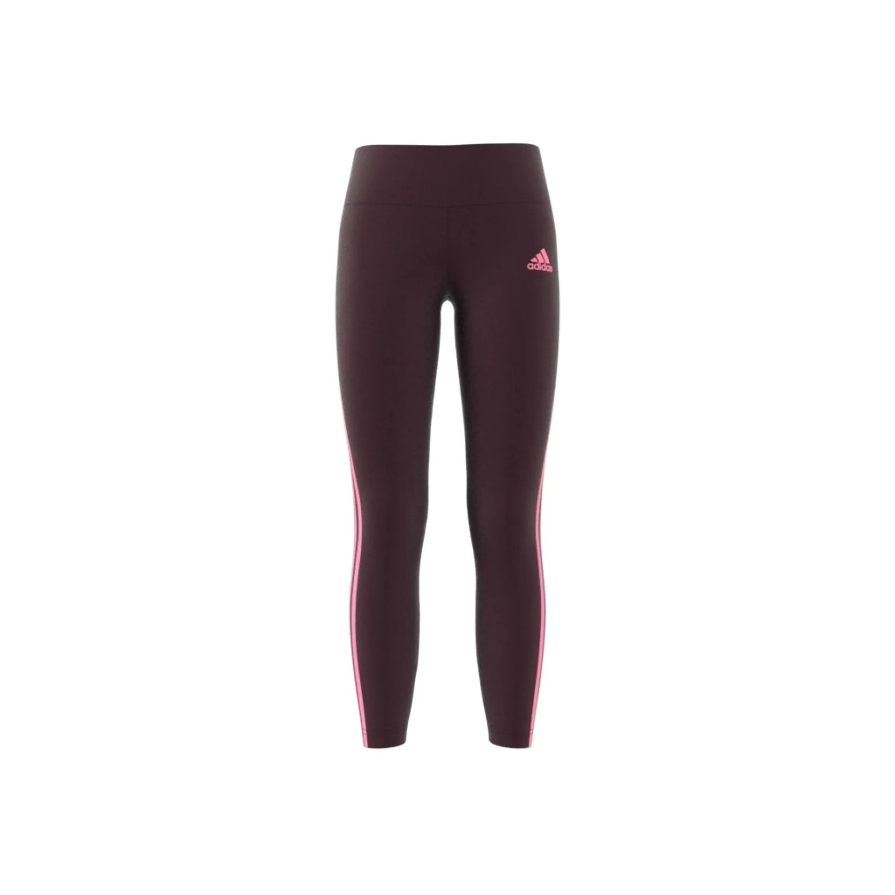 Leggings bambina in cotone a 3 Bende Adidas