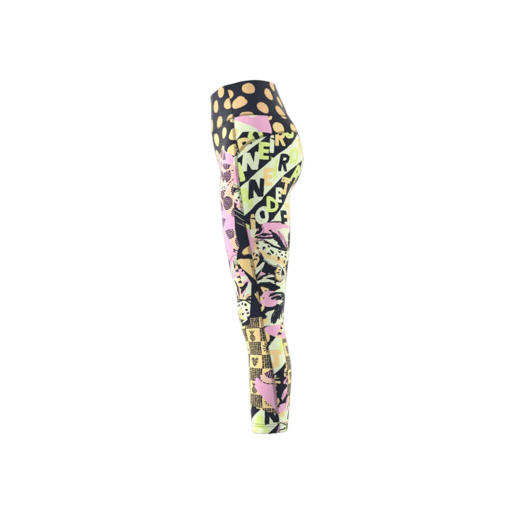 Leggings da donna adidas Farm Print Feel Brilliant Aeroready