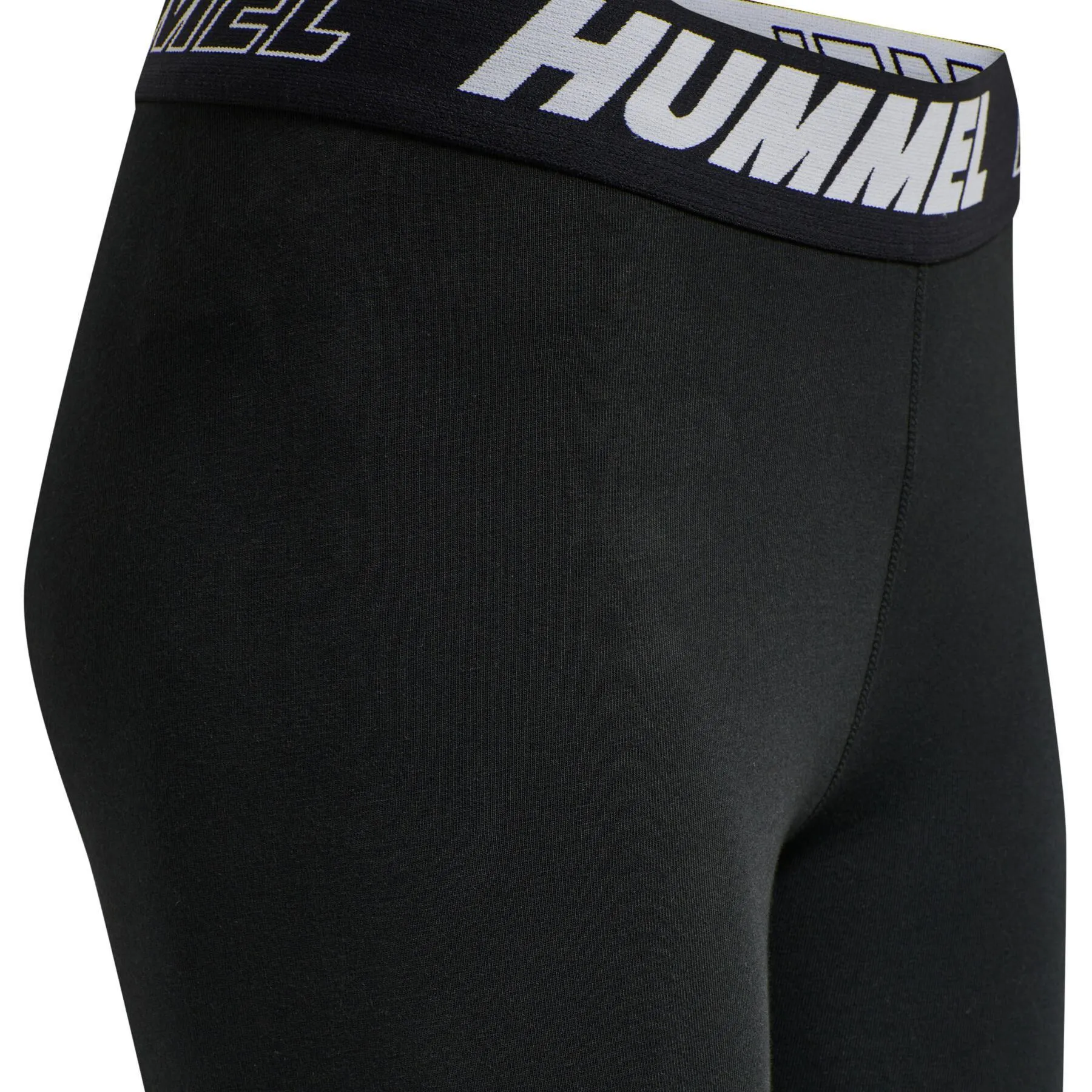 Leggings donna in cotone a vita media Hummel TE Maja