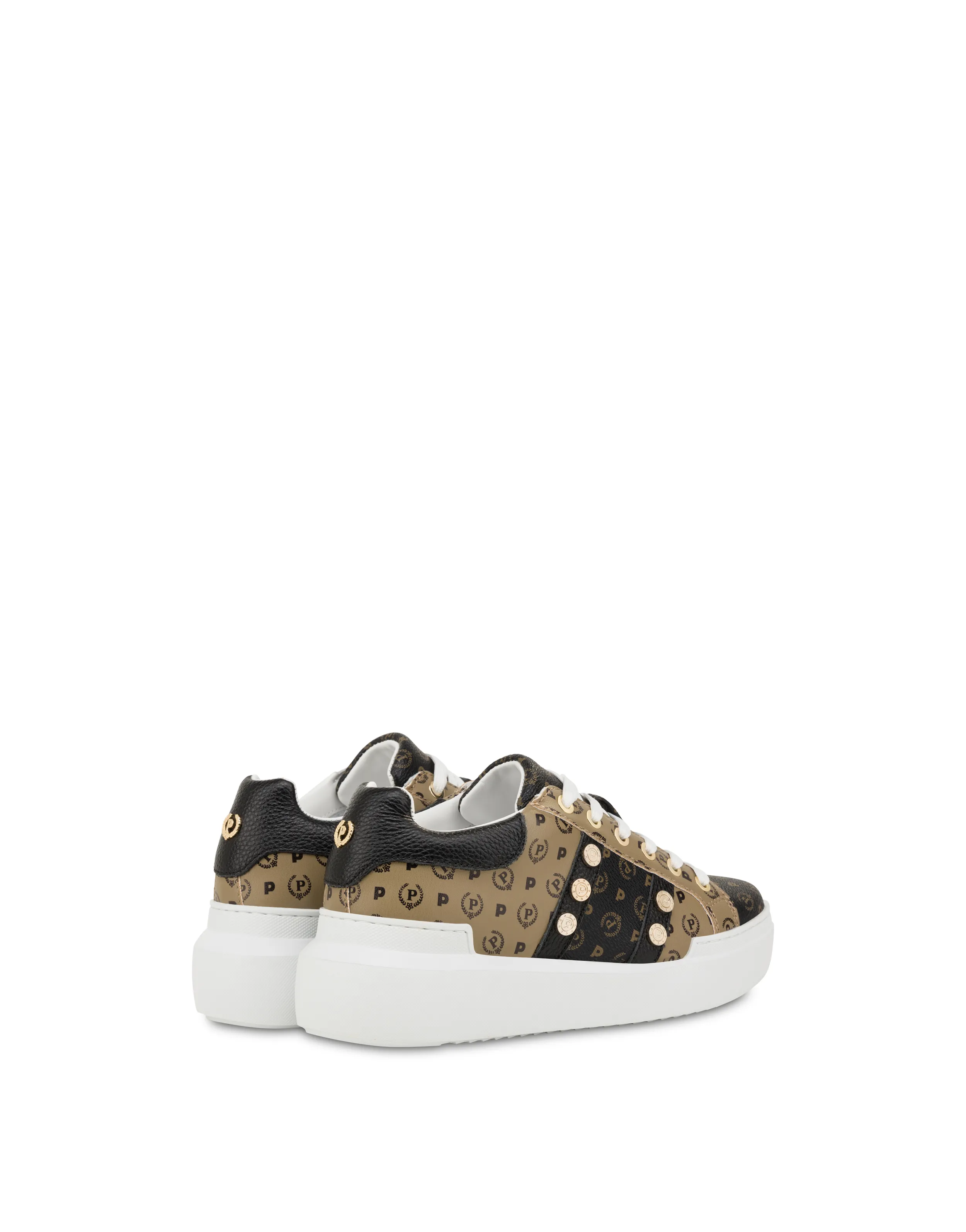     Linea Heritage Sneakers Con Borchie Heritage Avorio/beige/ghiaccio