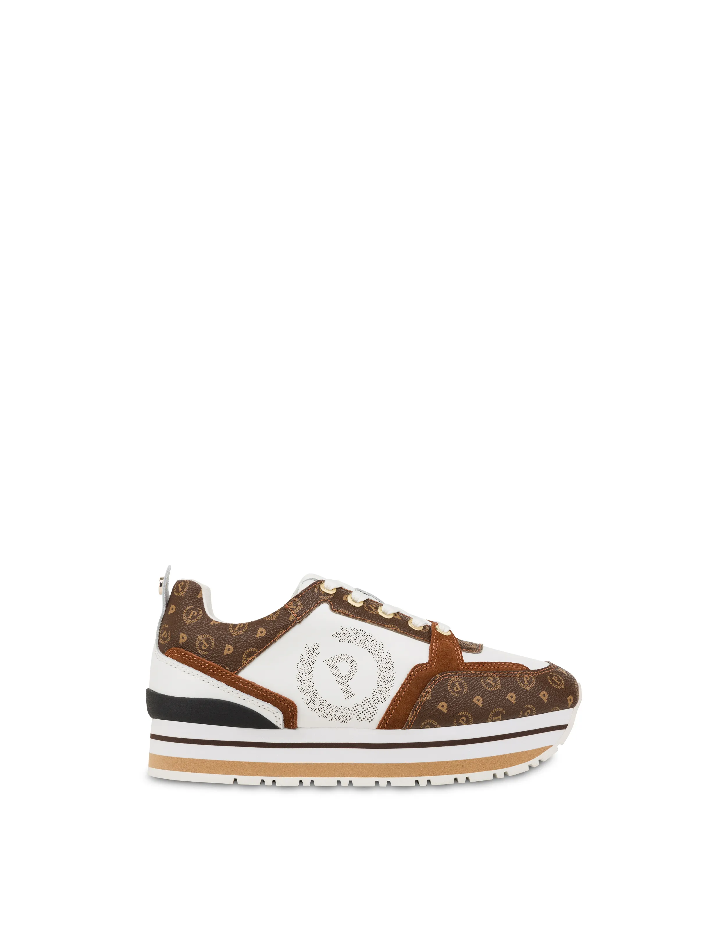     Linea Heritage Sneakers In Vitello Heritage Forever Marrone/marrone/bianco