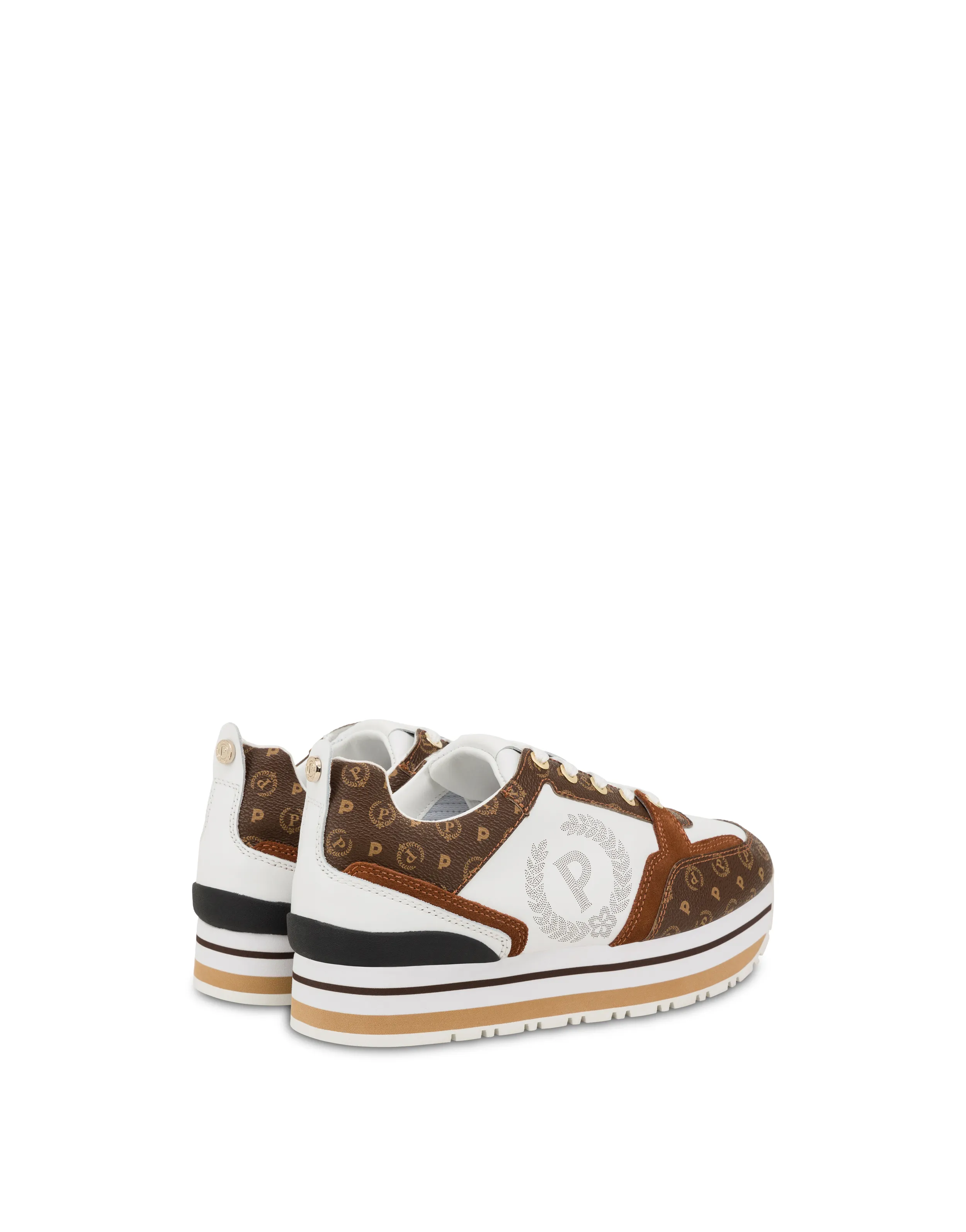     Linea Heritage Sneakers In Vitello Heritage Forever Marrone/marrone/bianco