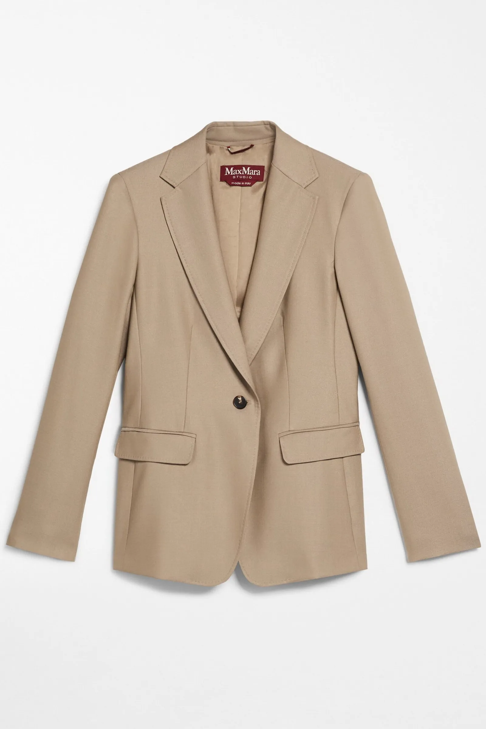 MAX MARA STUDIO blazer in lana e seta JACOPO variante 013 colore Cammello